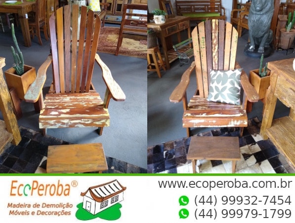 Cadeiras de Madeira Demolição-em-Sao-Joao-do-Caiua